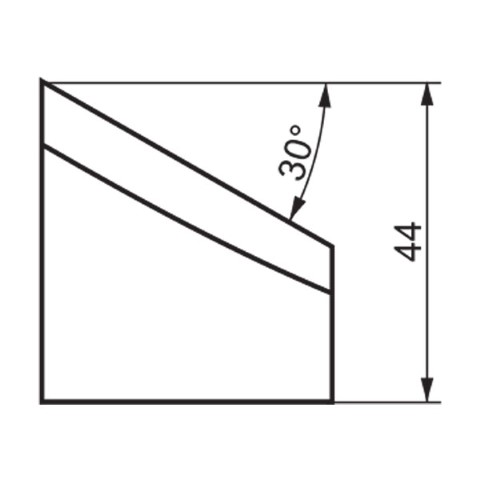 TRADEMASTER - EXTERNAL TOOL BIT B30/44 30 DEG X 44MM HIGH 